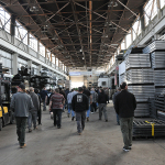 Inside the warehouse