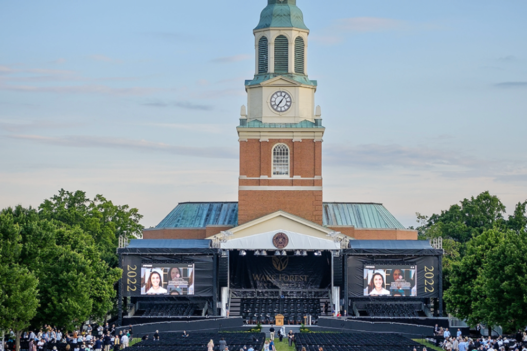 Wake Forest University 2022 Commencement