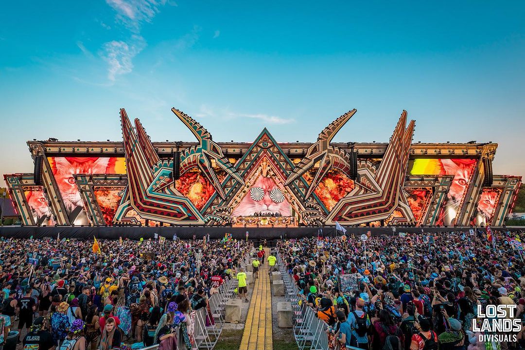 Prehistoric Stage at Lost Lands Music Festival 2023