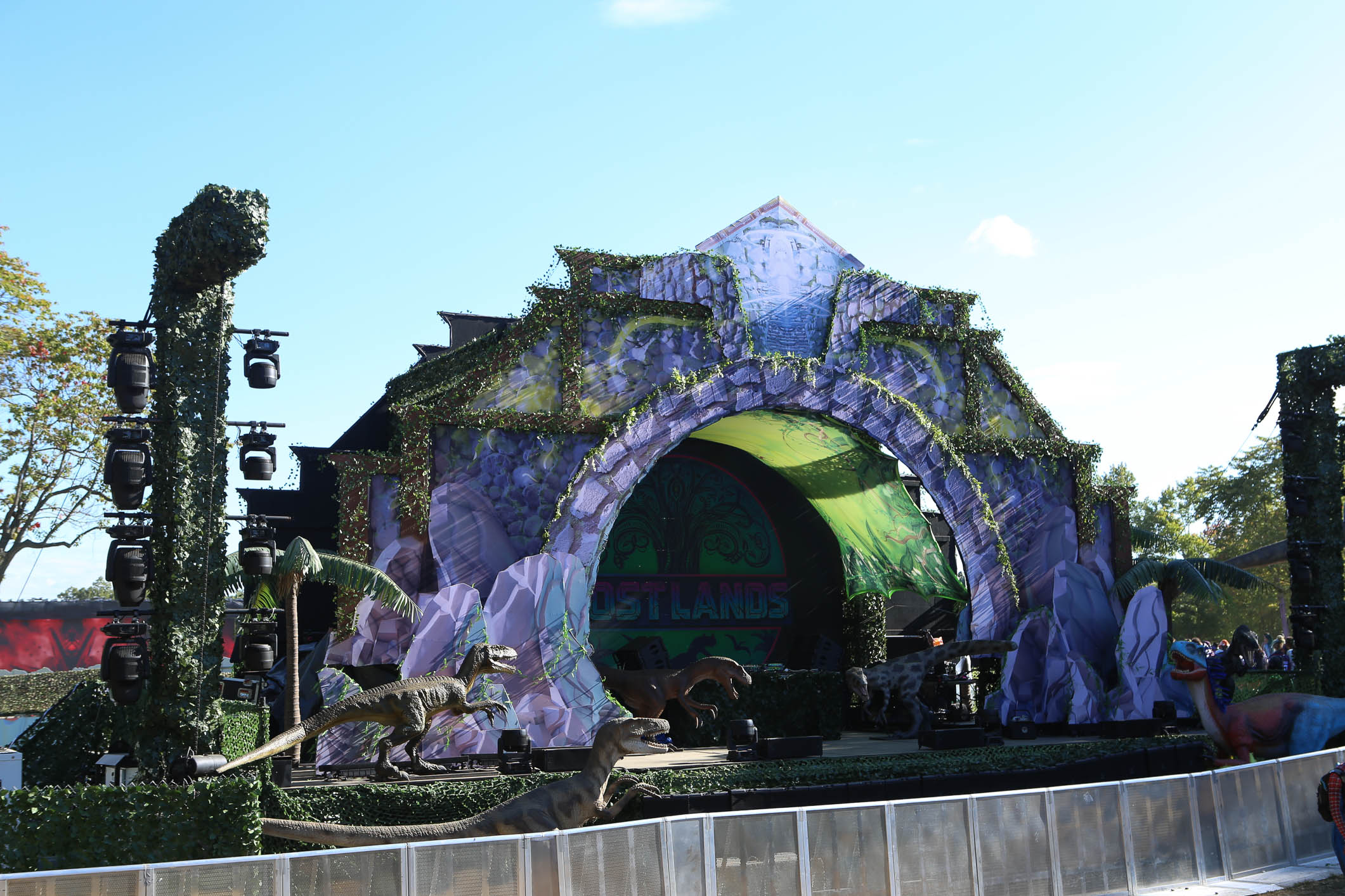 Raptor Alley Stage at Lost Lands Music Festival